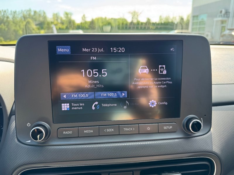 2022 Hyundai Kona Preferred AWD DEMARREUR APPLE CARPLAY PAS ACCIDENT
