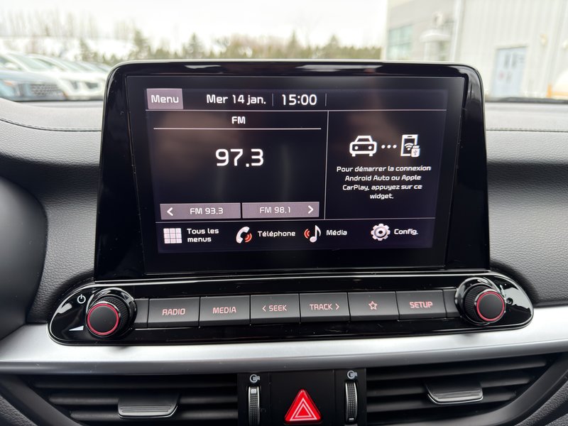 Kia Forte LX APPLE CARPLAY SIEGES CHAUFFANTS PAS ACCIDENTE 2023 INSPECTE+AIR CLIMATISE+BLUETOOTH+REGULATEUR DE VITESSES+PHARES AUTOMATIQUE+COMMANDES AU VOLANT