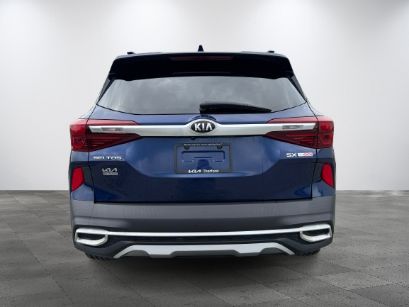 Kia Seltos SX Turbo AWD PNEUS D'HIVER DEMARREUR PAS ACCIDENTE 2021 INSPECTE+AFFICHAGE TETE HAUTE+SIEGES CHAUFFANTS ET VENTILES+CUIR+TOIT OUVRANT+GPS+RADIO SIRIUS