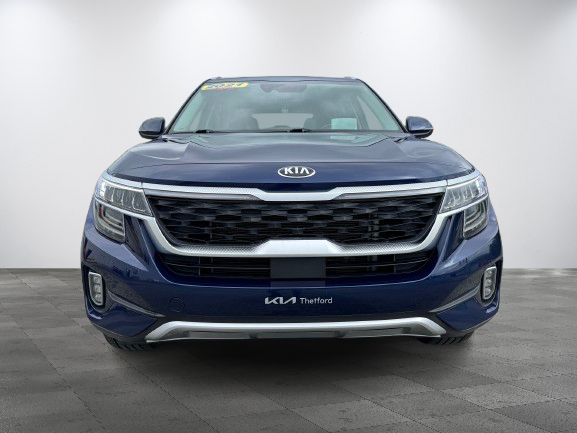 Kia Seltos SX Turbo AWD PNEUS D'HIVER DEMARREUR PAS ACCIDENTE 2021 INSPECTE+AFFICHAGE TETE HAUTE+SIEGES CHAUFFANTS ET VENTILES+CUIR+TOIT OUVRANT+GPS+RADIO SIRIUS