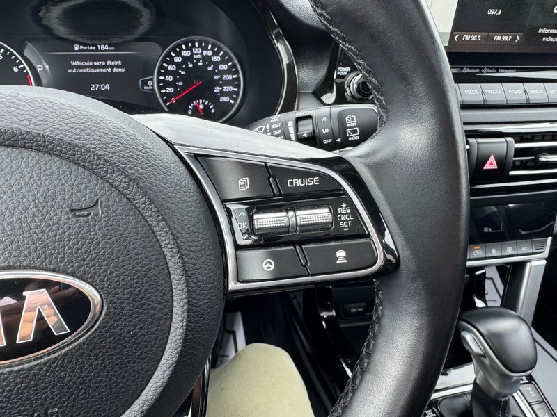 Kia Seltos SX Turbo AWD PNEUS D'HIVER DEMARREUR PAS ACCIDENTE 2021 INSPECTE+AFFICHAGE TETE HAUTE+SIEGES CHAUFFANTS ET VENTILES+CUIR+TOIT OUVRANT+GPS+RADIO SIRIUS
