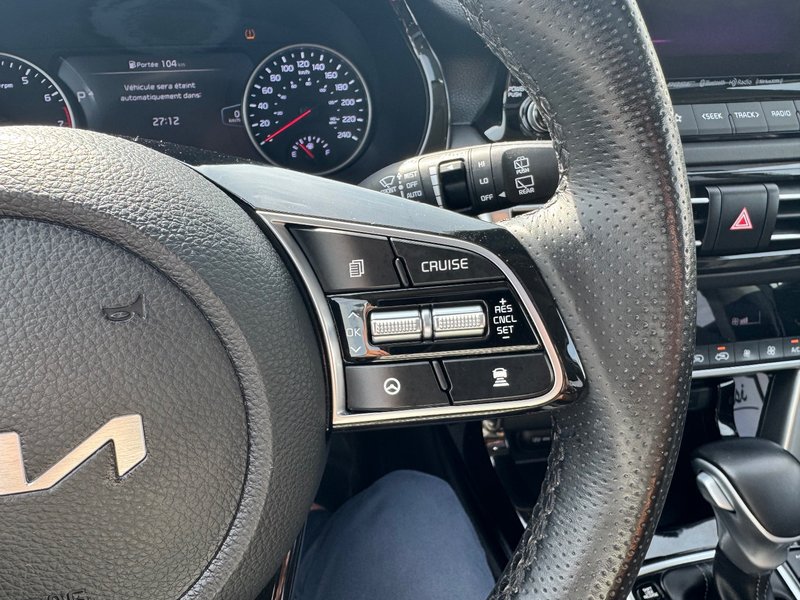 Kia Seltos SX Turbo AWD DEMARREUR TETE HAUTE GPS 2022 INSPECTE+SIEGES CHAUFFANTS ET VENTILES+CUIR+SIEGES ELECTRIQUE+VOLANT CHAUFFANT+MAGS 18+RADIO SIRIUS