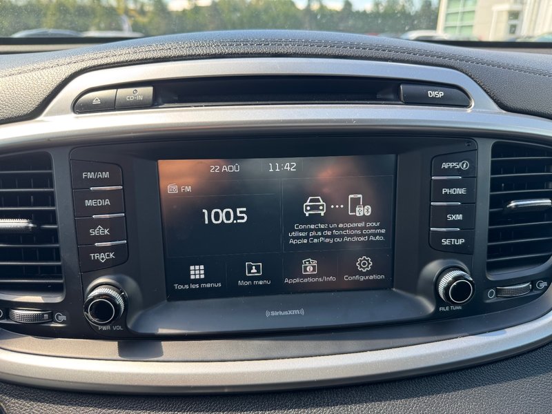 Kia Sorento LX Turbo AWD TEL QUEL DEMARREUR PAS ACCIDENTE 2017 VENDU TEL QUEL+ANDROID AUTO/APPLE CARPLAY+CAMERA DE RECUL+RADIO SIRIUS+CLIMATISATION BI-ZONES