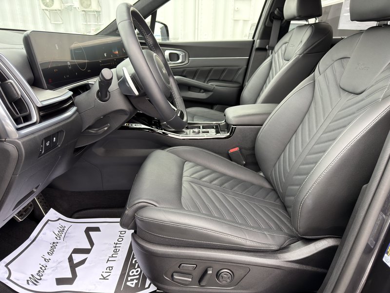 Kia Sorento X-Pro Turbo AWD DEMARREUR CAMERA 360 PAS ACCIDENTE 2025 INSPECTE+SIEGES CHAUFFANTS ET VENTILES+VOLANT CHAUFFANT+MEMORISATION SIEGES CONDUCTEUR+CUIR+MAGS 17