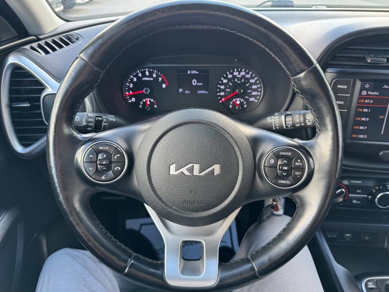 Kia Soul EX PNEUS D'HIVER DEMARREUR PAS ACCIDENTE 2022 INSPECTE+VOLANT CHAUFFANT+DETECTEUR D'ANGLES MORTS+CAMERA DE RECUL+SIEGES CHAUFFANTS+AIR CLIMATISE