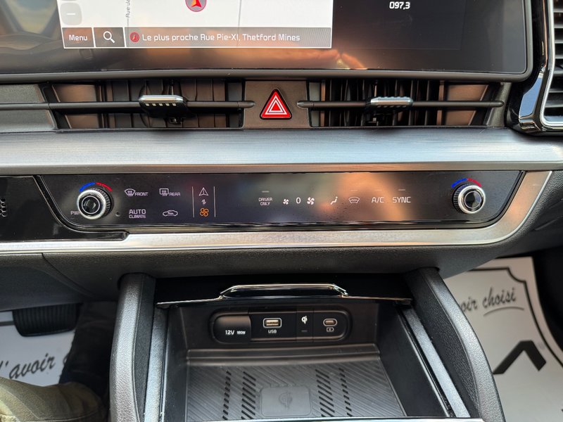 Kia Sportage Hybrid EX AWD DEMARREUR CUIR GPS PAS ACCIDENTE 2023 INSPECTE+VOLANT CHAUFFANT+DETECTEUR D'ANGLES MORTS+RADIO SIRIUS+REGULATEUR DE VITESSES ADAPTATIF