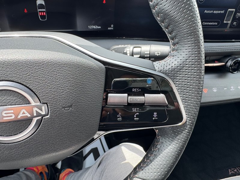 Nissan Ariya Engage TA VOLANT CHAUFFANT GPS PAS ACCIDENTE 2024 CONSIGNATION+AUTONOMIE 348 KM+CAMERA DE RECUL+SIEGES CHAUFFANTS+CLE INTELLIGENTE/DEMARRAGE BOUTON