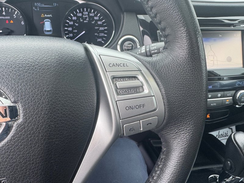 Nissan Rogue SL AWD CAMERA 360 HAYON ELECTRIQUE PAS ACCIDENTE 2016 INSPECTE+CUIR+SIEGE ELECTRIQUE+TOIT OUVRANT PANORAMIQUE+DETECTEUR D'ANGLES MORTS+RARIO SIRIUS+MAG 18