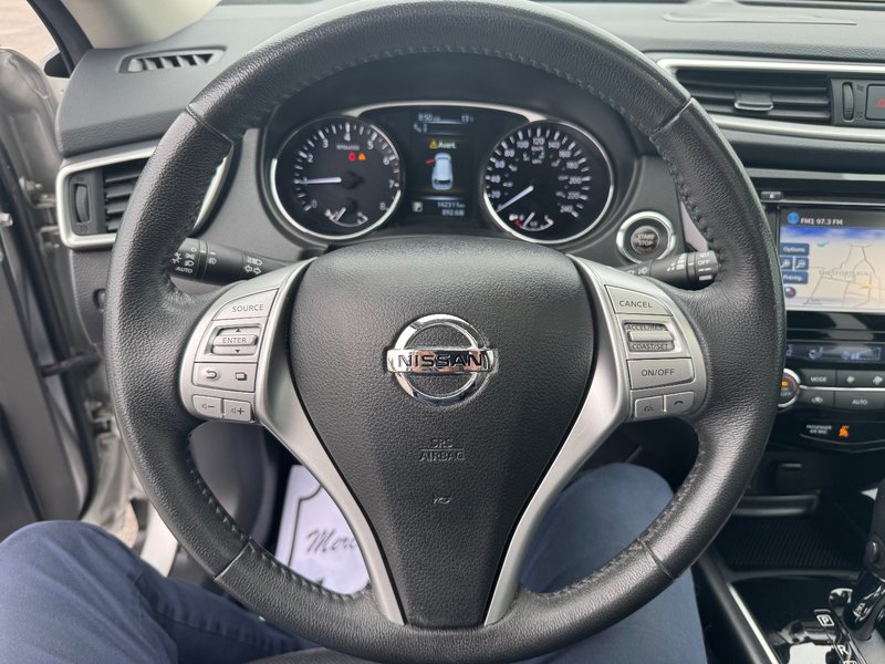Nissan Rogue SL AWD CAMERA 360 HAYON ELECTRIQUE PAS ACCIDENTE 2016 INSPECTE+CUIR+SIEGE ELECTRIQUE+TOIT OUVRANT PANORAMIQUE+DETECTEUR D'ANGLES MORTS+RARIO SIRIUS+MAG 18