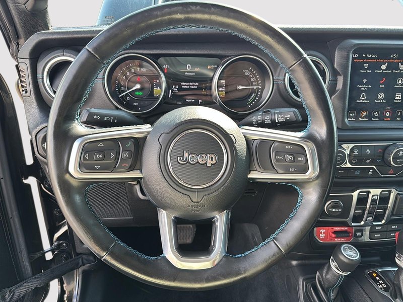 Jeep Wrangler 4XE Unlimited Rubicon  2022 APPLE CAR PLAY - ANDROID AUTO