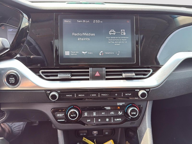 Kia Niro Plug-In Hybrid EX 2021 jusqu'à 42km d'autonomie électrique + Carplay + Sièges chauffants