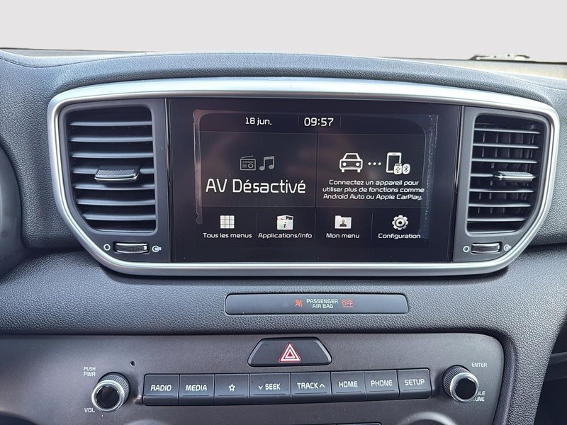 Kia SPORTAGE LX AWD  2020 APPLE CAR PLAY - ANDROID AUTO