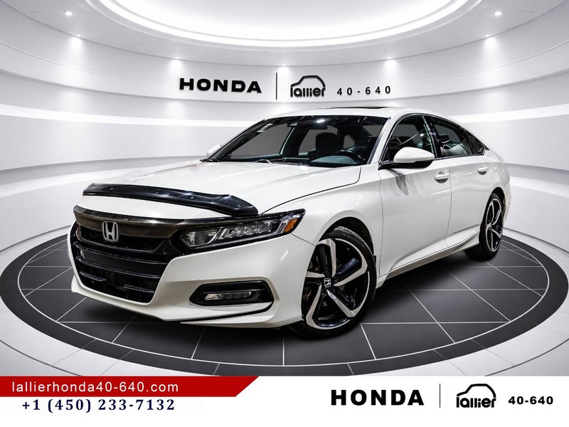 Honda Accord Sedan Sport/UN PROPRIÉTAIRE/JAMAIS ACCIDENTÉ 2020 à Lachenaie, Québec