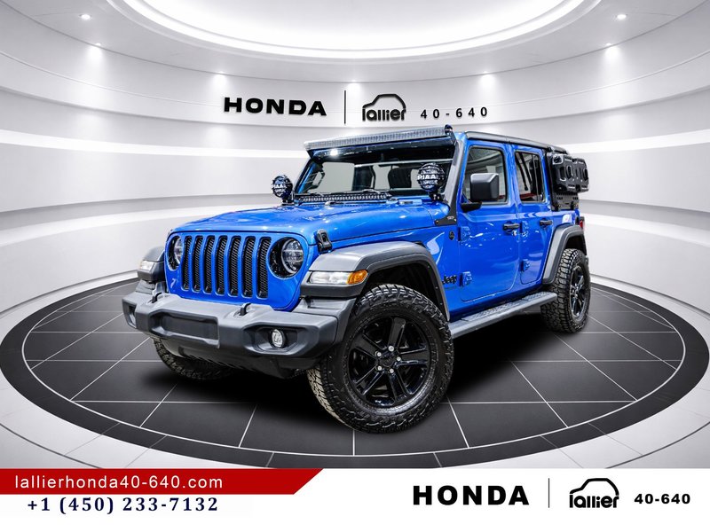 2022 Jeep Wrangler Unlimited Sport Altitude/1 PROPRIO/JAMAISACCIDENTÉ in Lachenaie, Quebec