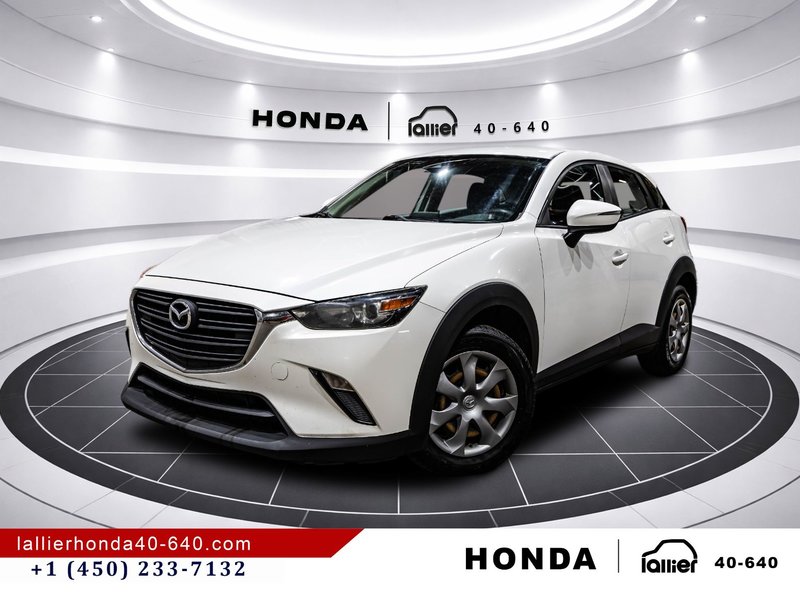 2019 Mazda CX-3 GX/SPORT/AWD/JAMAIS ACCIDENTÉ in Lachenaie, Quebec