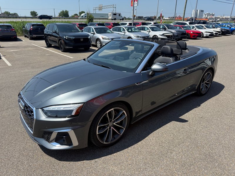 Audi A5 Cabriolet Progressiv/S-LINE/PRET POUR L'ÉTÉ/TOIT ACOUSTIQUE 2020 à Lachenaie, Québec