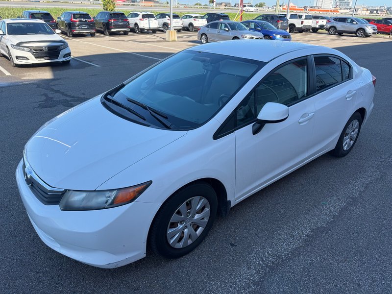 2012 Honda Civic Sdn LX/UN PROPRIÉTAIRE/JAMAISACCIDENTÉ in Lachenaie, Quebec