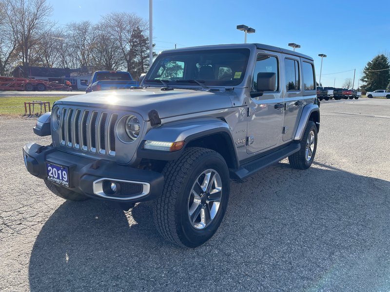 2019 Jeep Wrangler Unlimited Sahara Clean Iconic Wrangler with Heated Leather Seats and Steering Wheel
