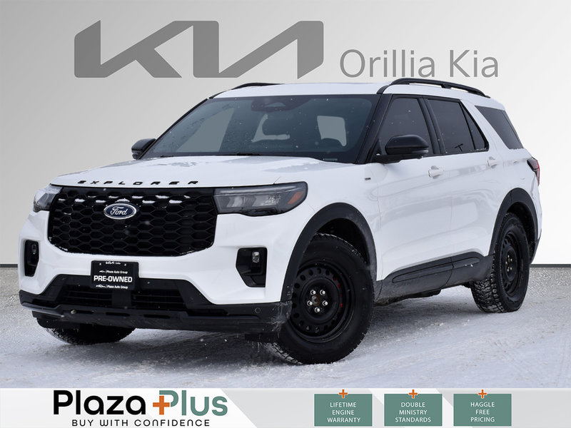 2025 Ford Explorer ST-Line 1 Owner | Clean CarFax Report | Certified |