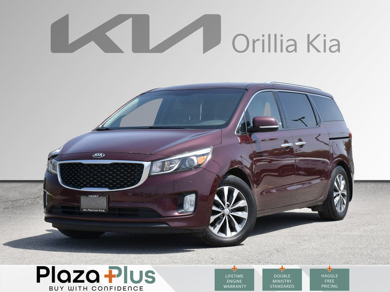 2016 Kia Sedona SX 8 PASSENGER / HEATED SEATS & STEERING WHEEL / BLUETOOTH