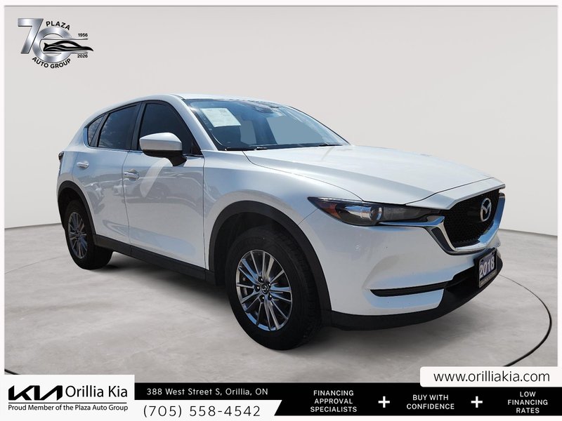 2018 Mazda CX-5 GS LOCAL TRADE | CLEAN CARFAX | LEATHER