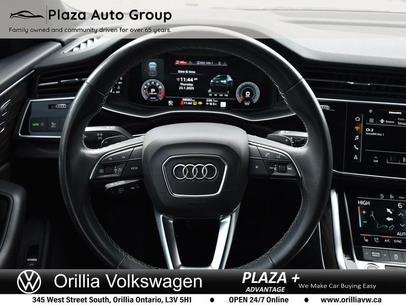 2021 Audi Q8 PROGRESSIV BLACK OPTICS PACKAGE| ADAPTIVE CRUISE CONTROL | QUATTRO AWD | HEATED + VENTILATED LEATHER SEATS