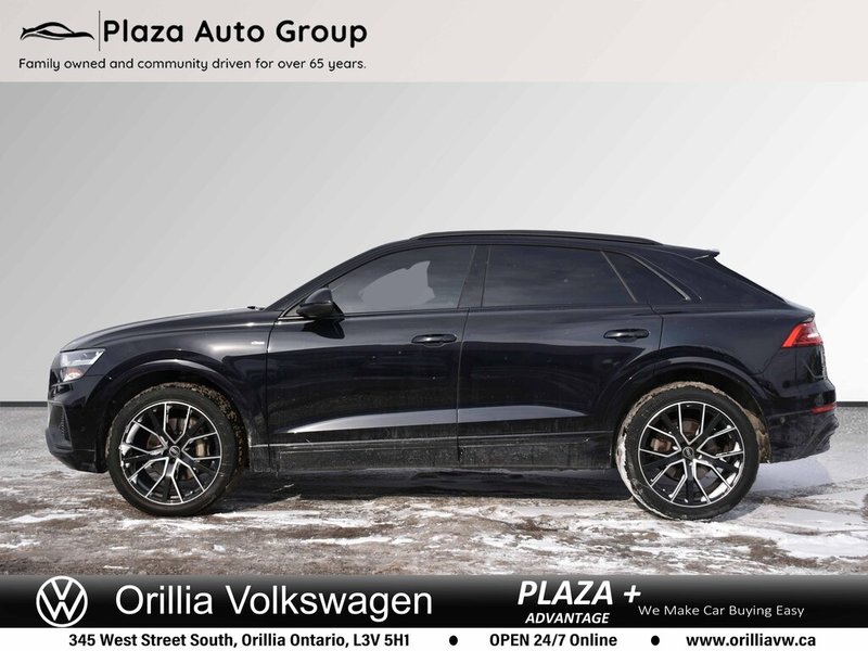 2021 Audi Q8 PROGRESSIV BLACK OPTICS PACKAGE| ADAPTIVE CRUISE CONTROL | QUATTRO AWD | HEATED + VENTILATED LEATHER SEATS