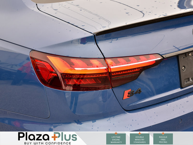 2024 Audi S4 SEDAN Technik GREAT CONDITION LOW KM | 3.0L V6 | NAPPA LEATHER SEATS | QUATTRO AWD
