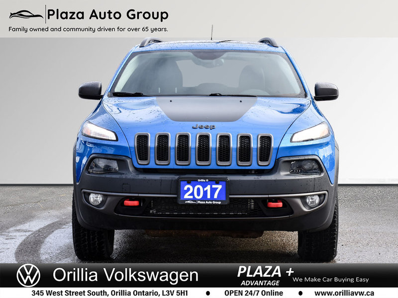 2017 Jeep Cherokee TRAILHAWK FULLY LOADED | ONE OWNER NO ACCIDENTS LOW KM | REMOTE START | 8.4IN TOUCH SCREEN