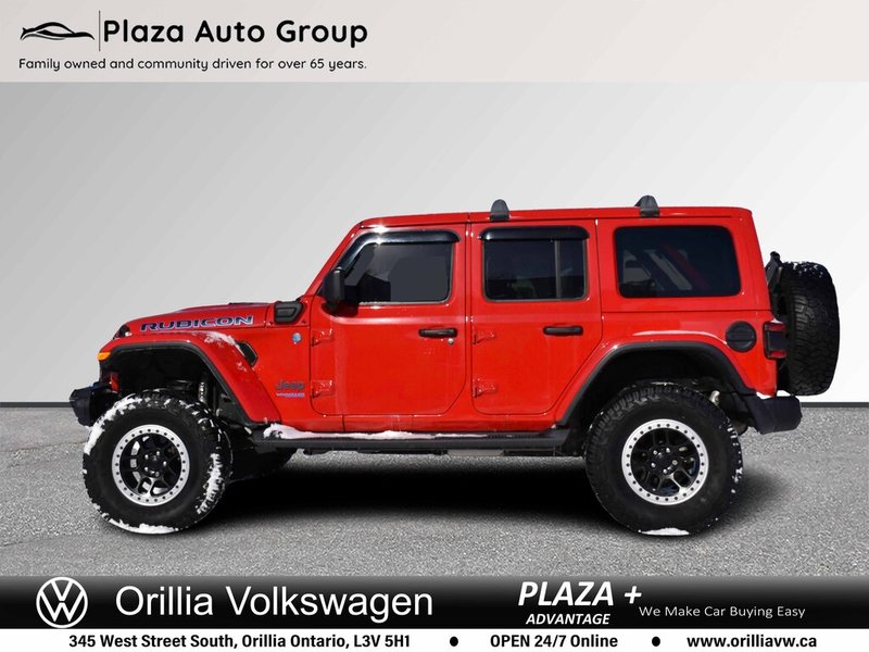 2021 Jeep Wrangler 4xe UNLIMITED RUBICON PLUG-IN HYBRID 4XE | HEATED LEATHER SEATS | FACTORY LIFT KIT | REMOTE START