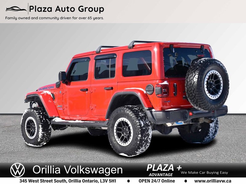 2021 Jeep Wrangler 4xe UNLIMITED RUBICON PLUG-IN HYBRID 4XE | HEATED LEATHER SEATS | FACTORY LIFT KIT | REMOTE START