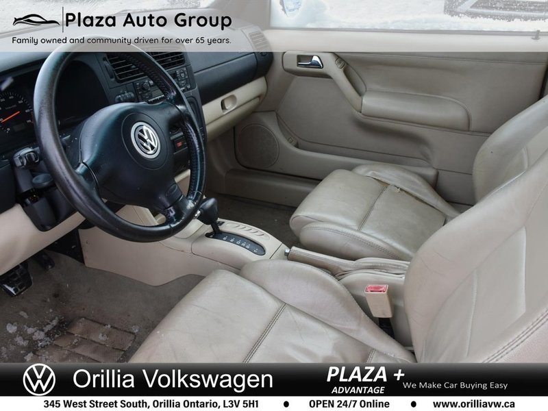 2002 Volkswagen Cabrio GLX AS-IS