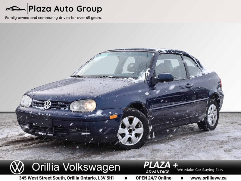 2002 Volkswagen Cabrio GLX AS-IS