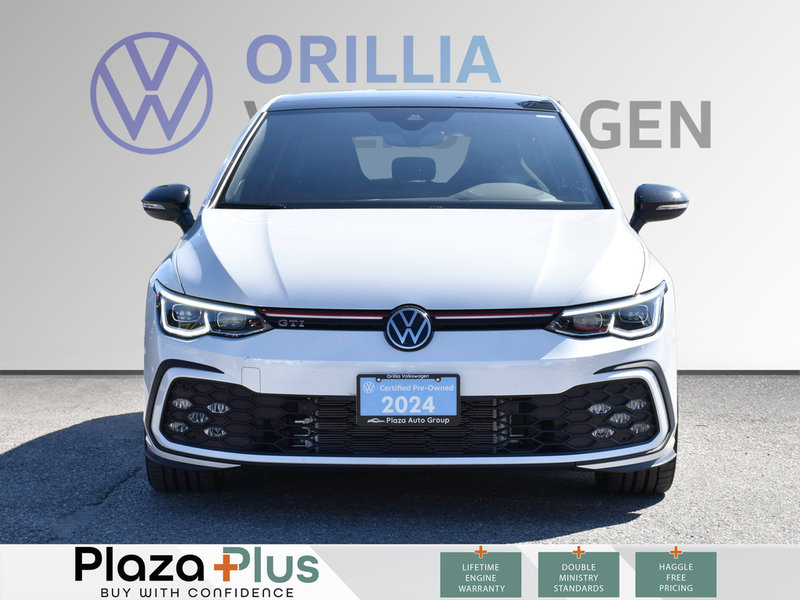 2024 Volkswagen Golf GTI 380 Autobahn Rail 2 Rail Power Sunroof / Oryx White Pearl