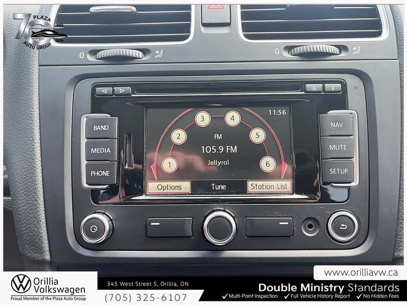 2014 Volkswagen Golf Wagon Comfortline Steering Audio Controls | Leatherette Seats