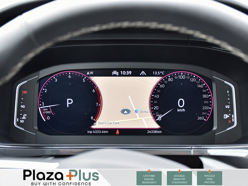 2023 Volkswagen Taos Highline HIGHLINE | CPO | 4MOTION AWD | LOW KILOMETERES! | HEATED + A/C LEATHER SEATS | PANO SUNROOF