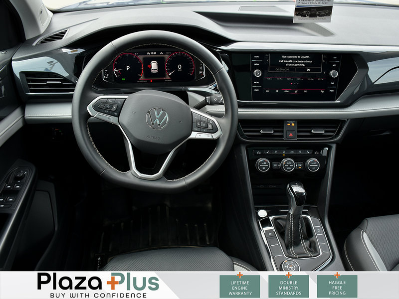 2023 Volkswagen Taos Highline HIGHLINE | CPO | 4MOTION AWD | LOW KILOMETERES! | HEATED + A/C LEATHER SEATS | PANO SUNROOF
