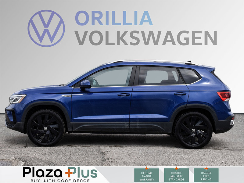 2023 Volkswagen Taos Highline HIGHLINE | CPO | 4MOTION AWD | LOW KILOMETERES! | HEATED + A/C LEATHER SEATS | PANO SUNROOF