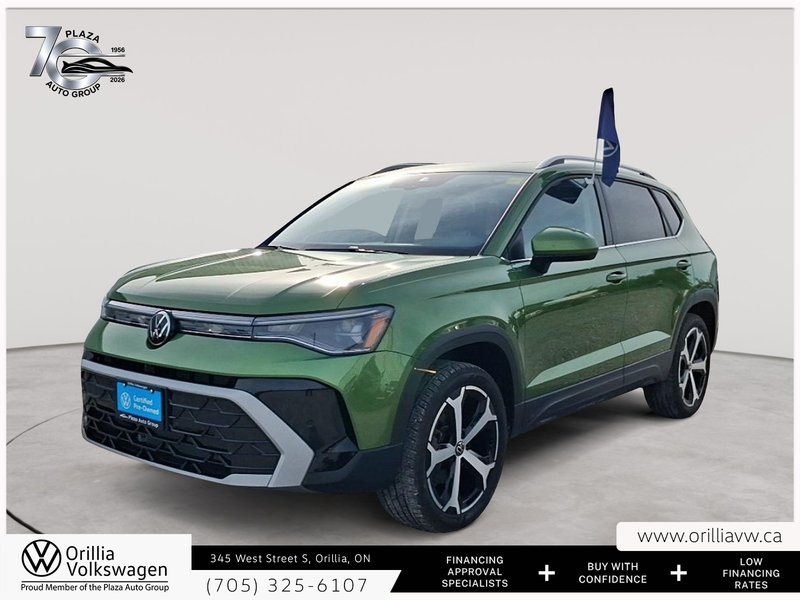 2025 Volkswagen Taos Highline Leather seating | Heated and Ventilated front seats
