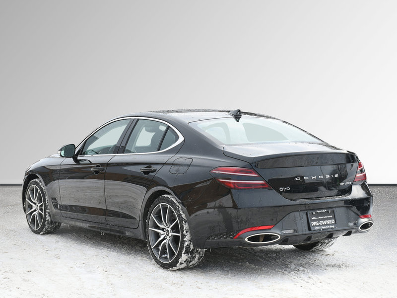2025 GENESIS G70 2.5T Advanced Certified | NAVI | Backup Camera | Moonroof | Heated Seats