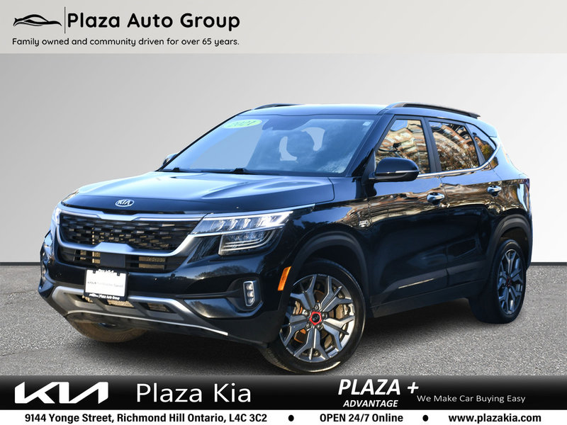 2021 Kia Seltos SX Turbo CPO|Fully Loaded|Certified|AWD For Winter