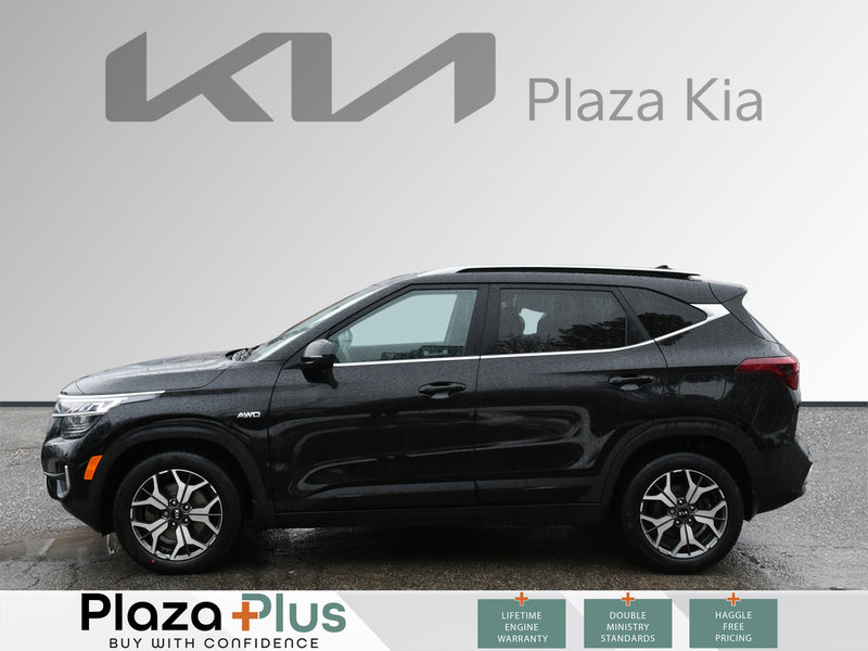 2021 Kia Seltos EX Premium CPO|Nav|Leather|Sunroof|AWD|Carplay|