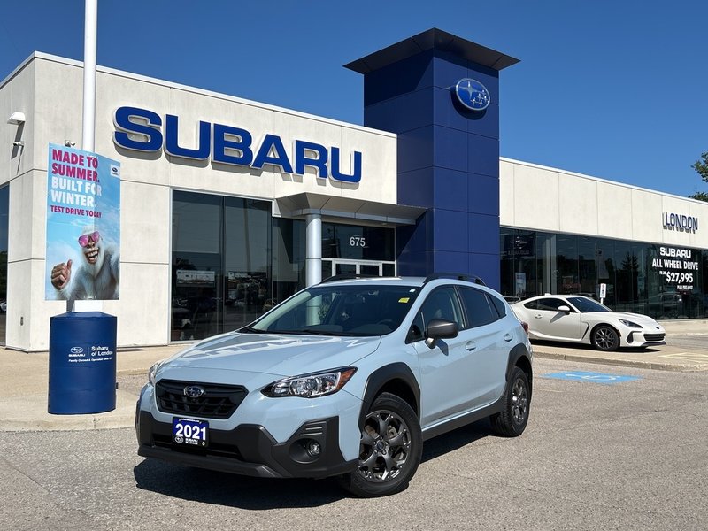 2021 Subaru Crosstrek OUTDOOR ONE OWNER | INDEPENDENT SUSPENSION | AWD | 182 HP | HEATED STEERING WHEEL | APPLE CARPLAY