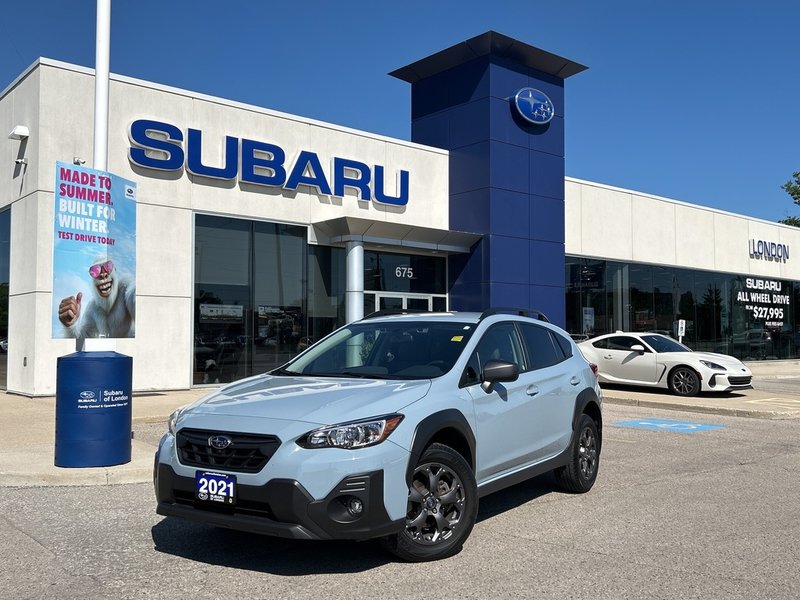 2021 Subaru Crosstrek OUTDOOR ONE OWNER | INDEPENDENT SUSPENSION | AWD | 182 HP | HEATED STEERING WHEEL | APPLE CARPLAY