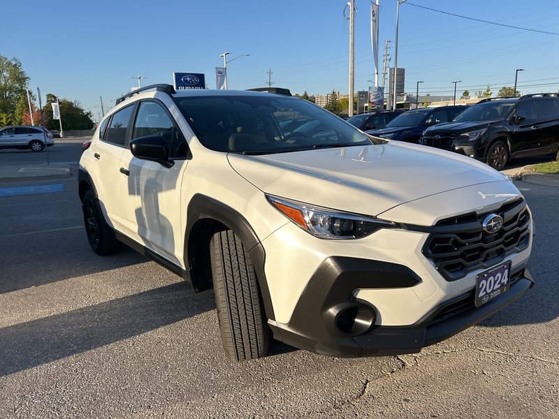 2024 Subaru CROSSTREK CONVENIENCE LEASE RETURN | NO ACCIDENTS | ONE OWNER | HEATED SEATS | EYESIGHT | ALLOY WHEELS | CARPLAY | AWD