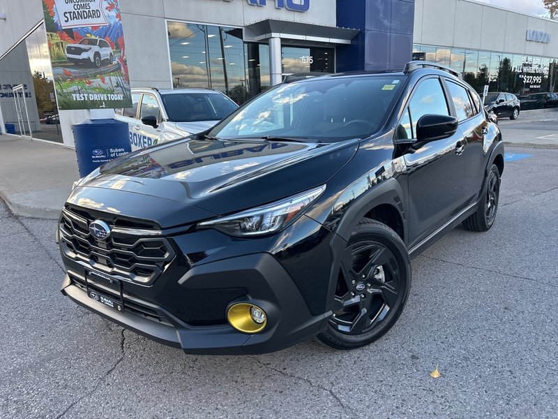 2024 Subaru CROSSTREK ONYX NO ACCIDENTS | ONE OWNER | LEASE RETURN | SUNROOF | HEATED SEATS | WIRELESS CHARGER | EYESIGHT | AWD