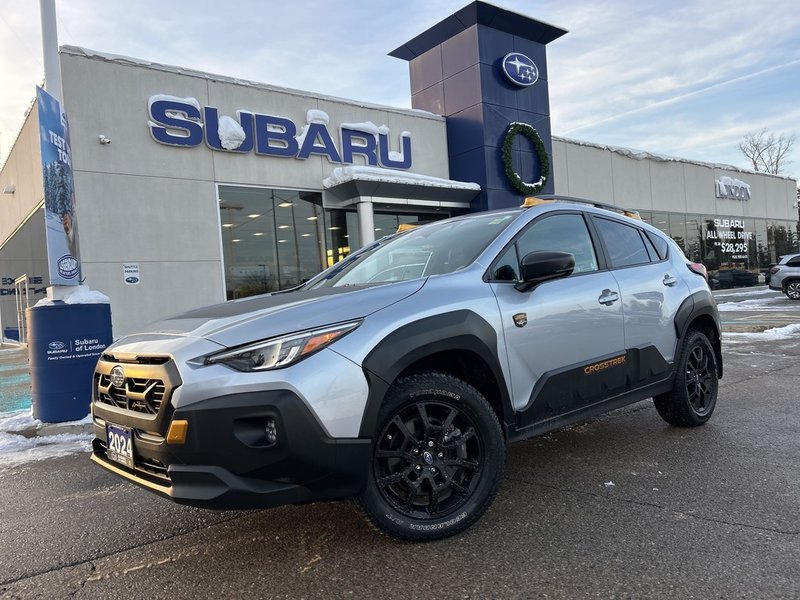 2024 Subaru CROSSTREK WILDERNESS NO ACCIDENTS | ONE OWNER | LOW KM | ALL WEATHER SOFT-TOUCH SEATING SURFACES | EYESIGHT