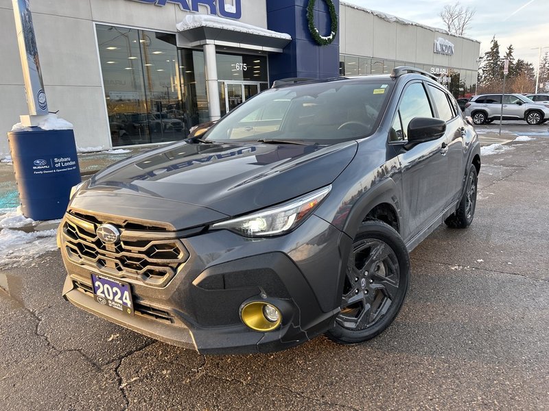 2024 Subaru CROSSTREK ONYX ONE OWNER | CLEAN CARFAX | DEALER MAINTAINED | NEW BATTERY | 2.5 L 182 HP | AWD | AUTOMATIC