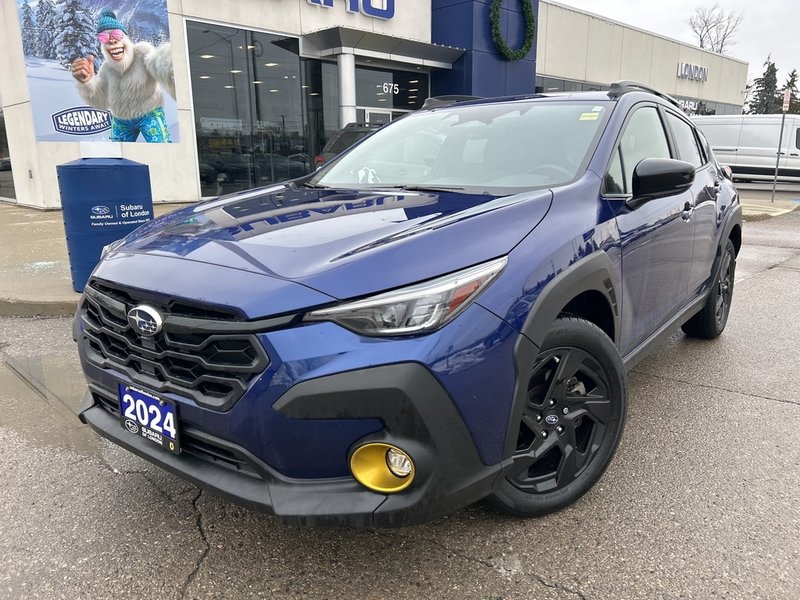 2024 Subaru CROSSTREK ONYX ONE OWNER | DEALER SERVICED | $3352 CARFAX | 2.5L AWD