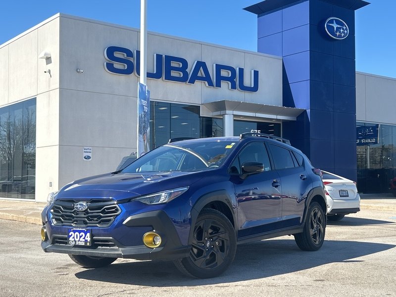 2024 Subaru CROSSTREK ONYX ONE OWNER | DEALER SERVICED | $3352 CARFAX | 2.5L AWD